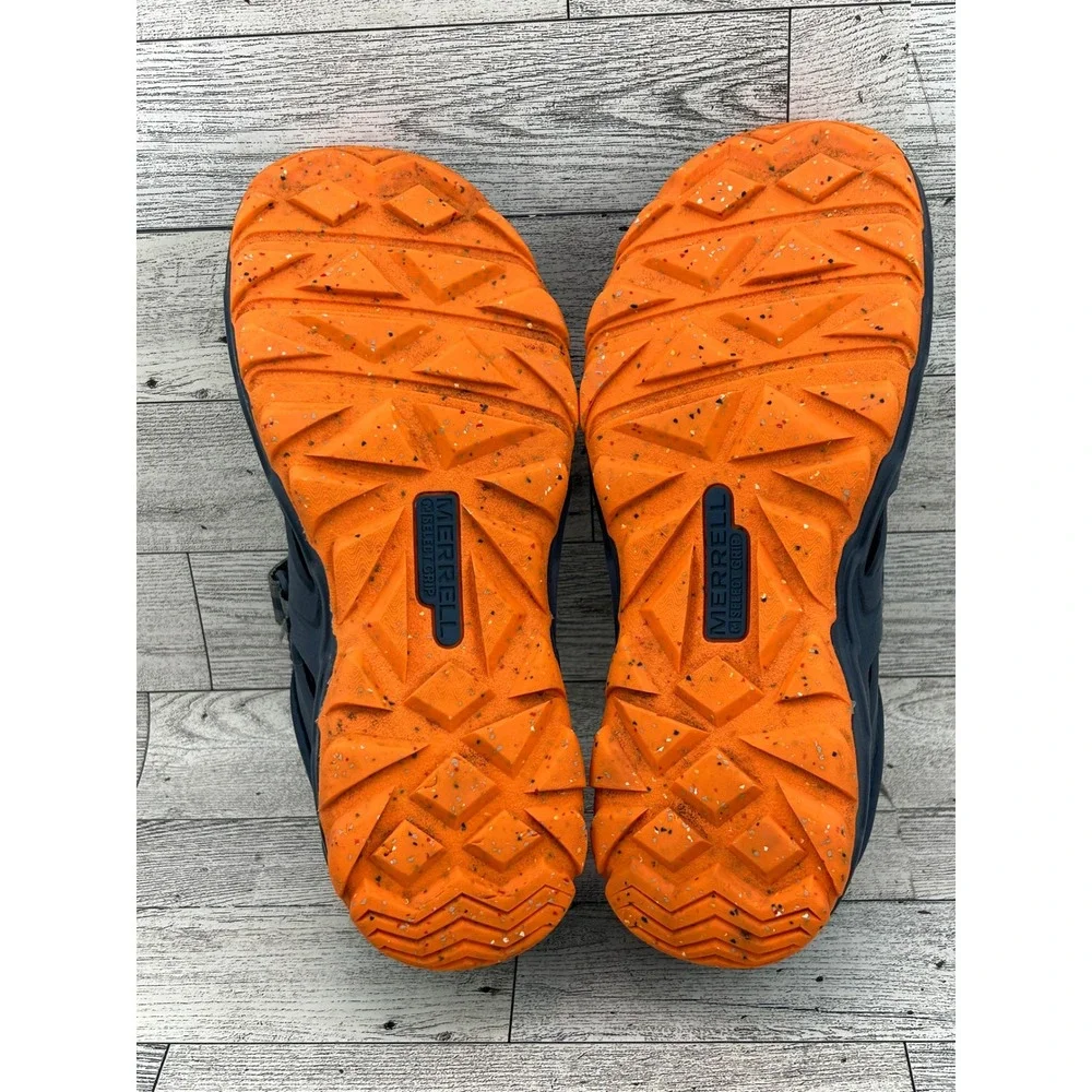 Merrell Boys Hydro 2.0 Navy Orange Water Hiking Shoes MC59705 Size 3M Big Kid